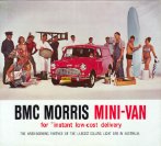 1964 bmc morris mini van aus f6 848cc