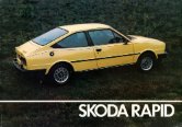 Skoda Rapid 1982 UK sheet
