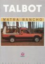1981.2 TALBOT MATRA RANCHO de cat