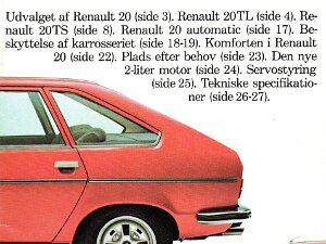 RENAULT 20 and 30