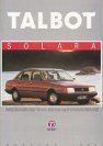 1981 TALBOT SOLARA dk cat