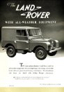 1951 LAND ROVER Series 1 All-Weather Equipment en sheet