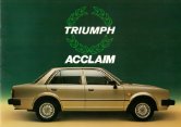 1982.3 TRIUMPH ACCLAIM de cat EO129