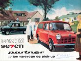 1960 mini vans en f8 1874 austin seven partner varevogn og pick-up