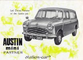 1961 mini estate dk f4 1883 austin partner station-car