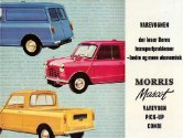 1967 mini vans dk f8 5-3-67 morris mascot varevogn pick-up combi