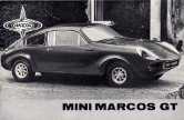 1967 mini marcos 850 gt uk cat